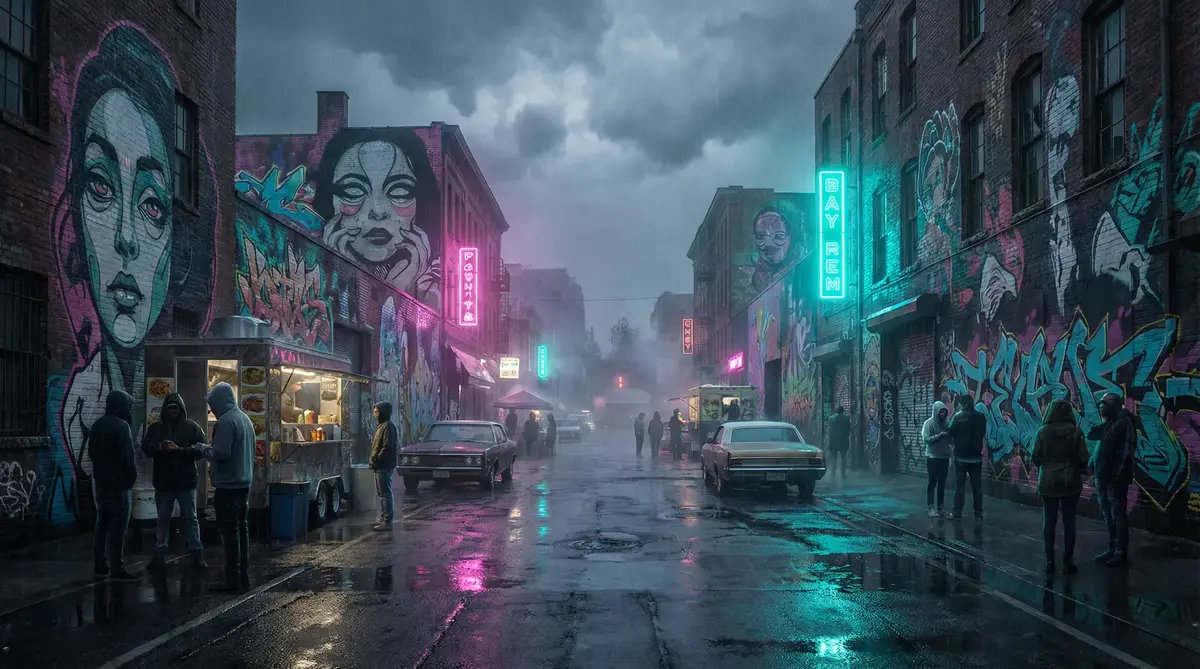 教授再来一次 - 雨夜壁画街
